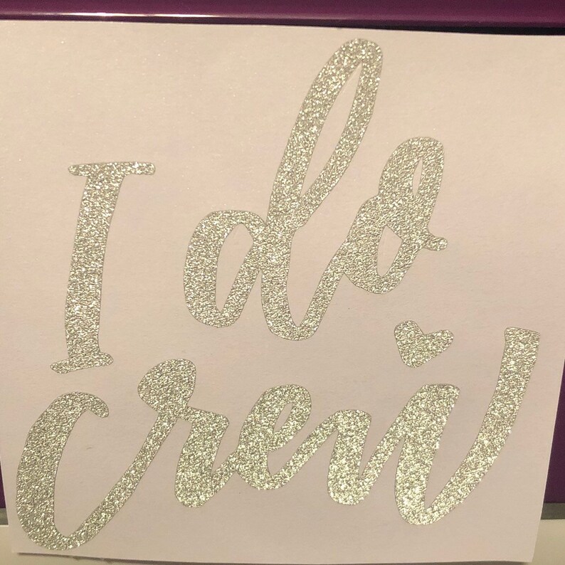 Bridesmaid Decal Cup decal I Do Crew Decal Cups not included