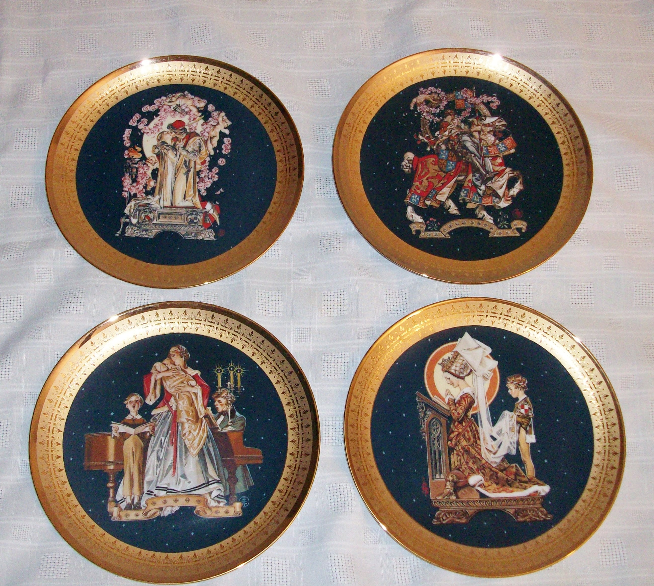 コレクタープレート ロイヤルコーンウォール社 ドロシー 4枚セット コレクタープレート ロイヤルコーンウォール社 ドロシー 4枚セット