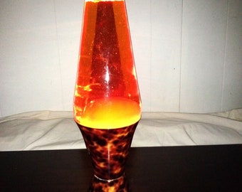 Vintage Lava Lamp Orange United Underwriters