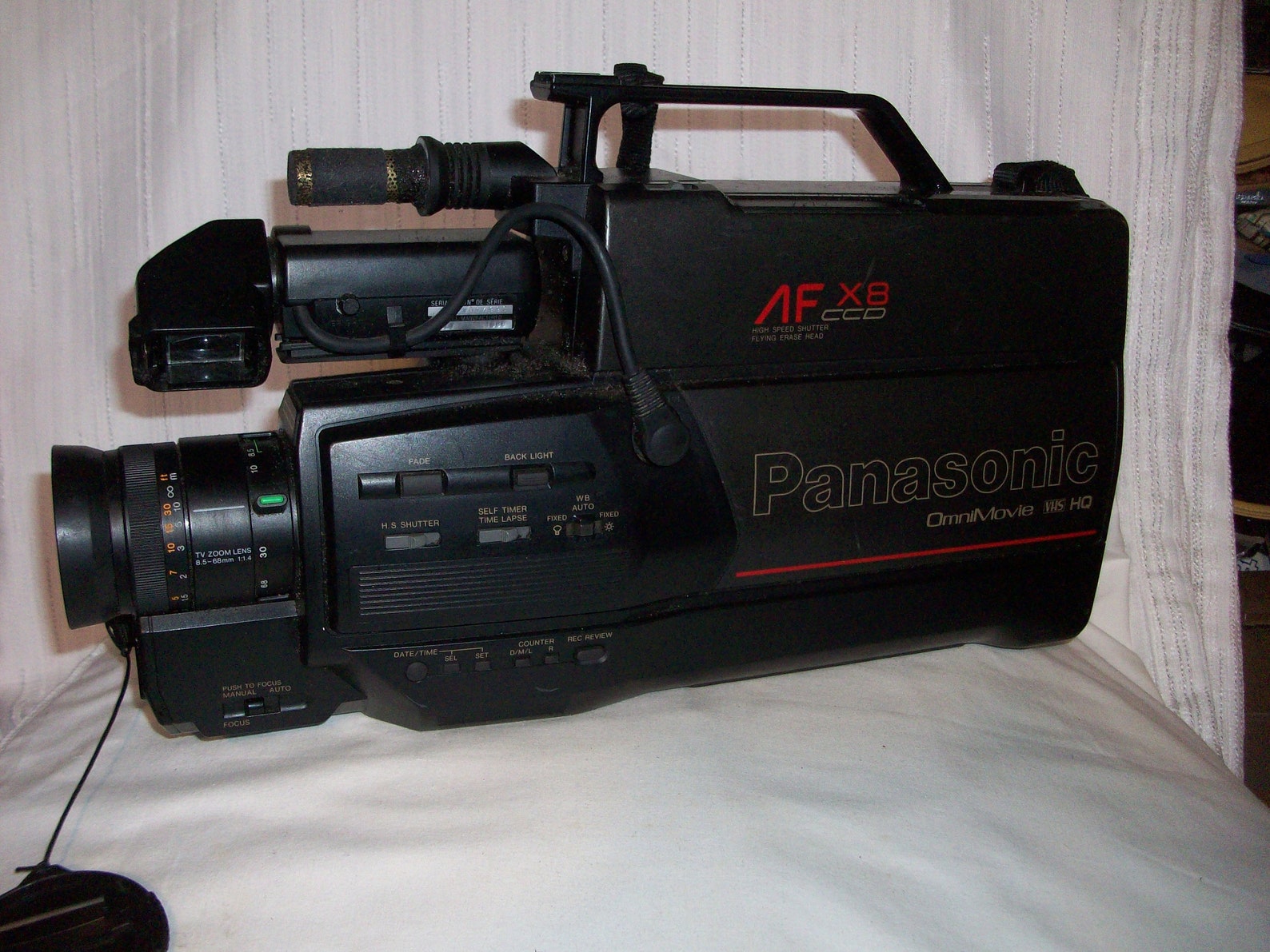 Vintage Panasonic Omnimovie VHS Afx8 Camcorder W/ Case Etsy