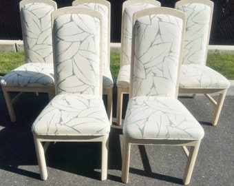 Postmodern Parson Chairs  White Green Dining Chairs Set of 6 Chair's Shipping is not 1,000 send zip code for estimate