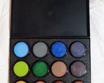 Mehron Paradise Makeup AQ Clown Face & Body Makeup 800-Pro-B 12 Color Palette