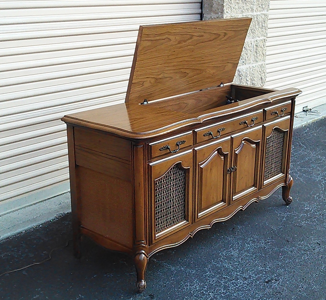 Vintage 1970's Magnavox Stereo Console Read Etsy Canada