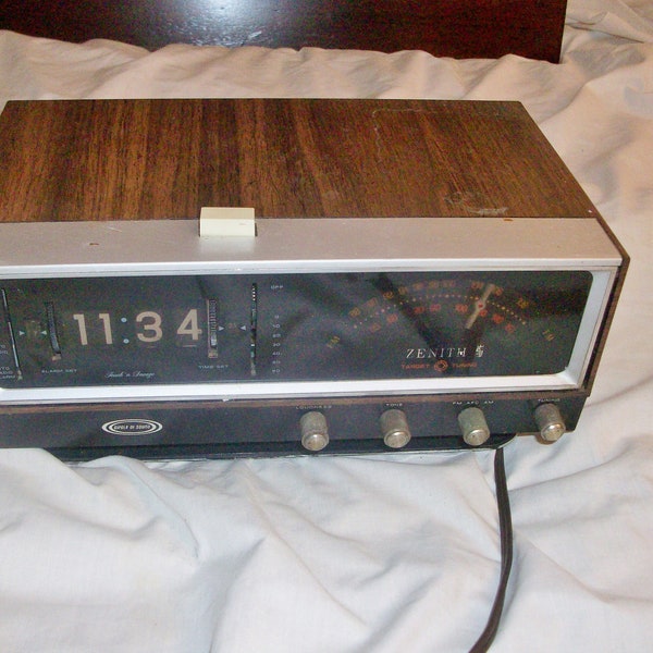 Zenith Clock Radio Etsy