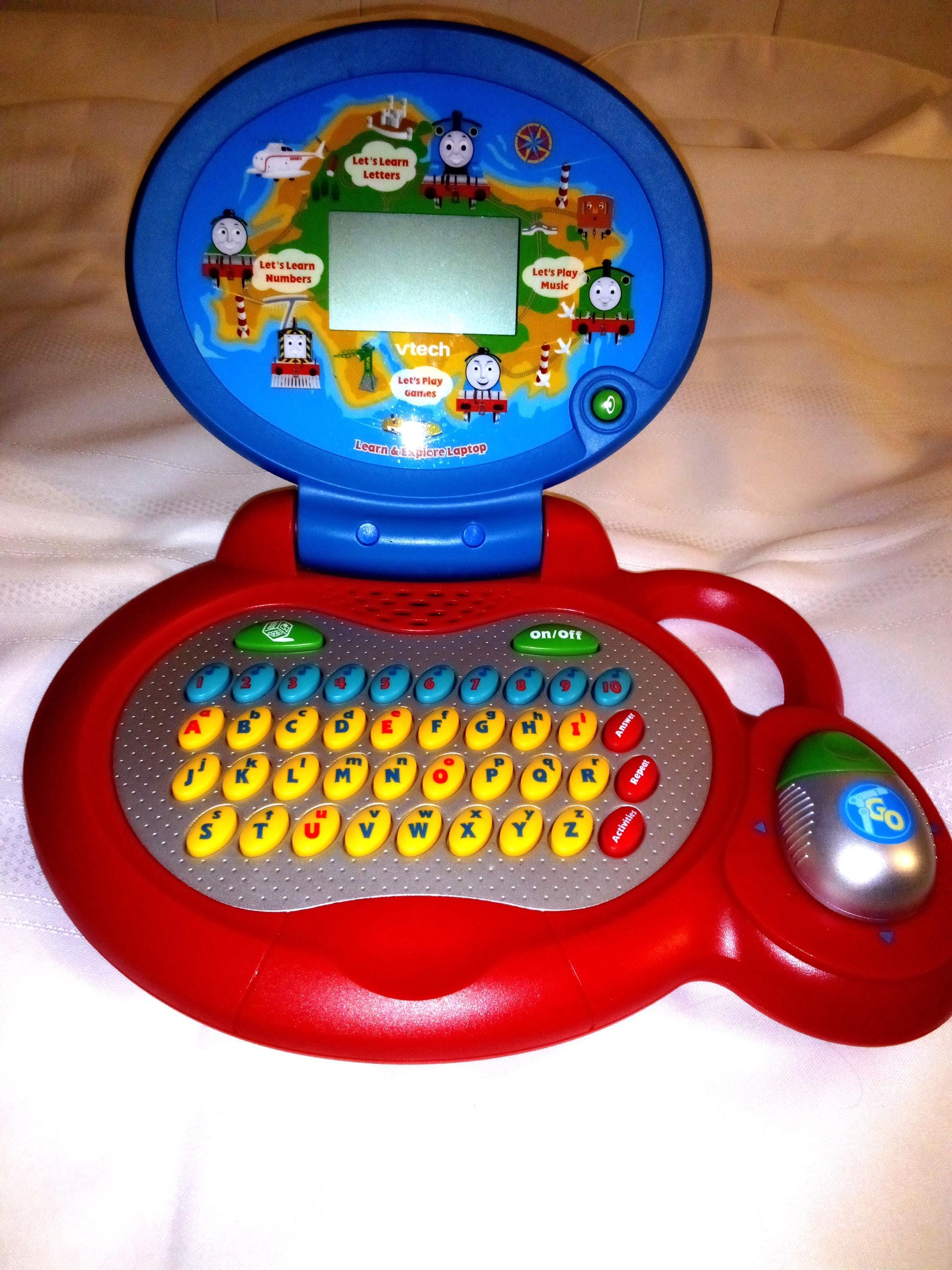 Thomas & Friends Vtech 2005 Learn and Explore Computer With Mouse Works ...