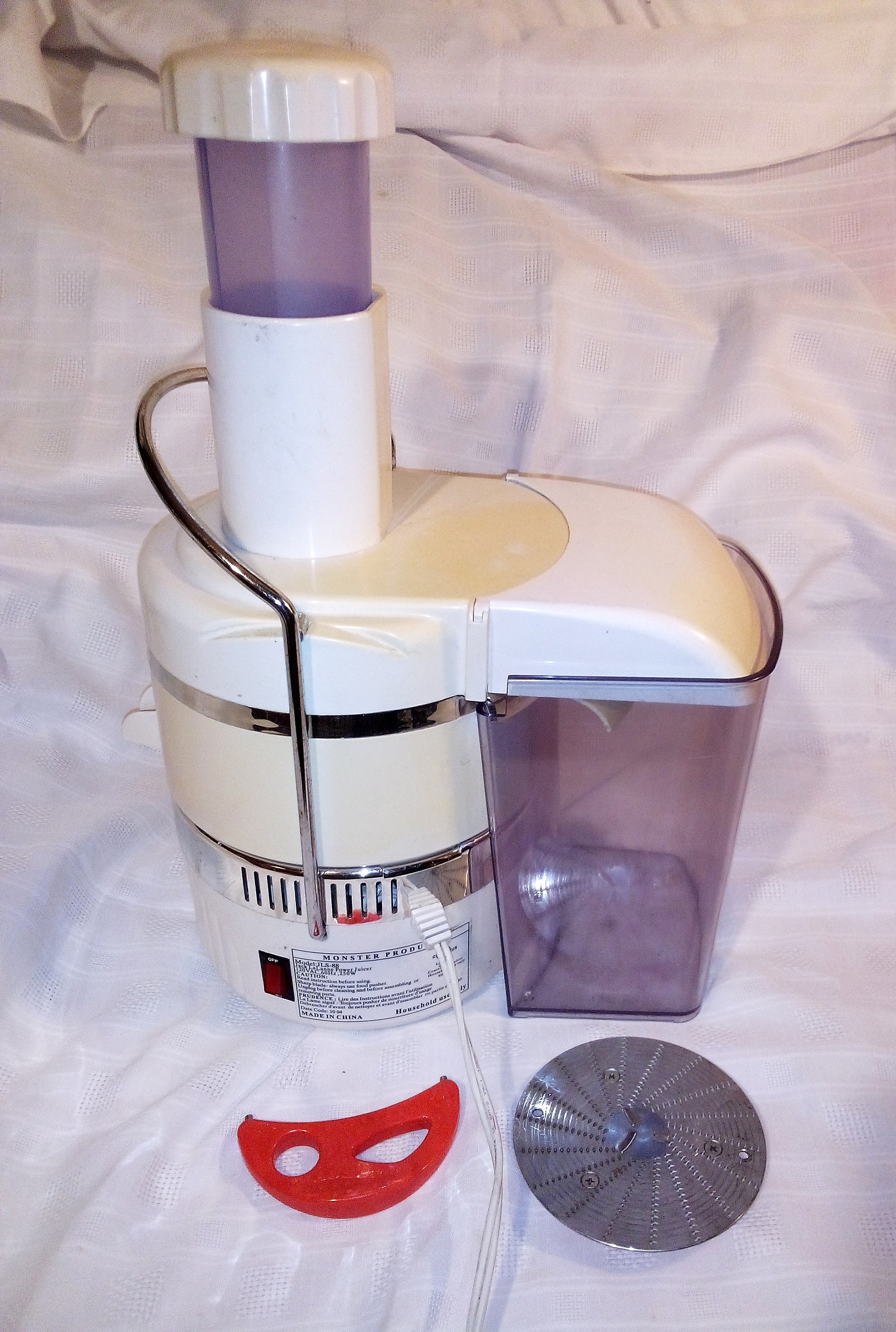 Vintage Jack Lalanne Power Juicer Model JLS 88 Etsy