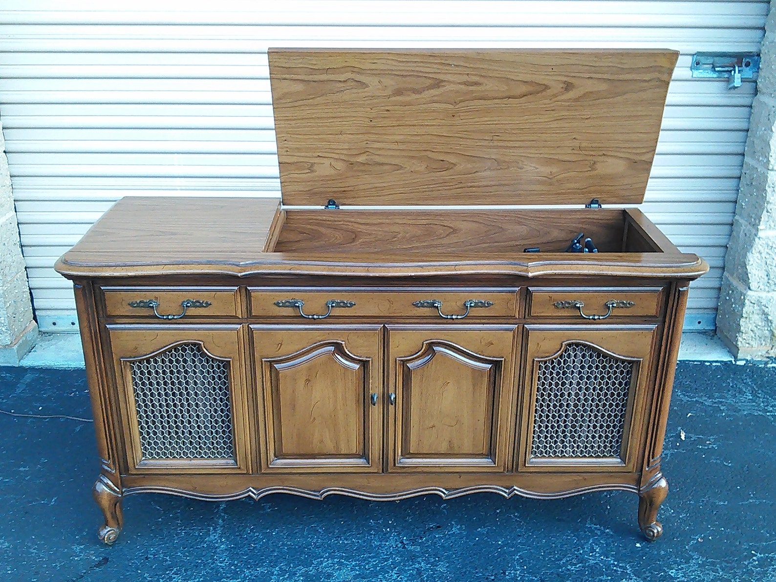 Vintage 1970's Magnavox Stereo Console Read Etsy Canada