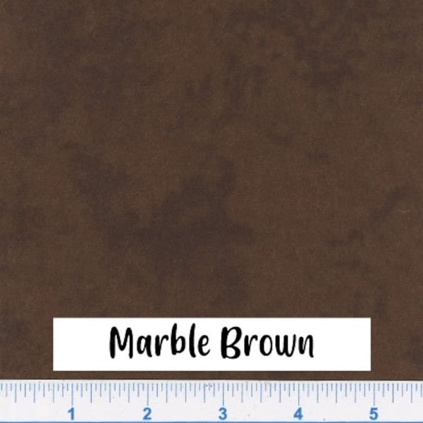 Marble Brown, FLANNEL fabric by the yard