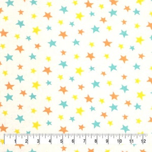 Pop Stars, FLANNEL fabric by the yard