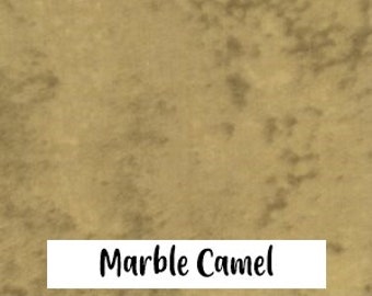 Marble Camel, FLANNEL fabric by the yard