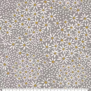 Tiny Daisies, FLANNEL fabric by the yard