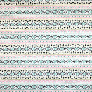 Bright Stripe Geo, FLANNEL fabric by the yard