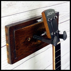 Reclaimed Antique Rolltop Desk Wood Ukulele Hanger