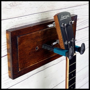 Reclaimed Antique Rolltop Desk Wood Ukulele Hanger