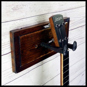 Reclaimed Antique Rolltop Desk Wood Ukulele Hanger