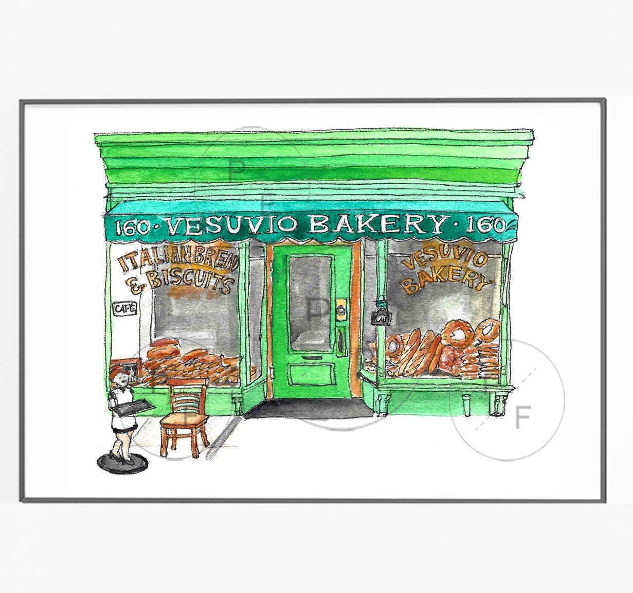 Vesuvio Bakery, Soho NYC. Nyc Storefront, NYC Facades, New York Art