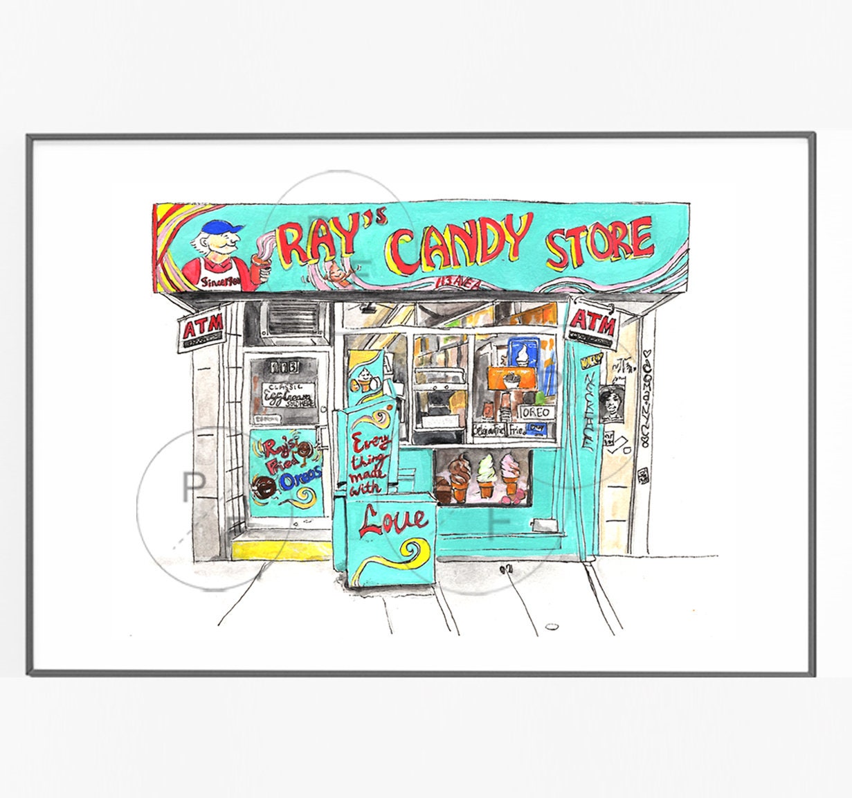 Ray\'s Candy Store East Village NYC Print Fried Oreos - Etsy
