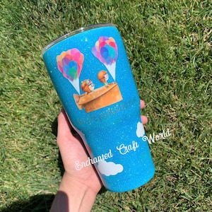 Disney Custom Up Tumbler - Adventure is out there - Up - Carl and Ellie
