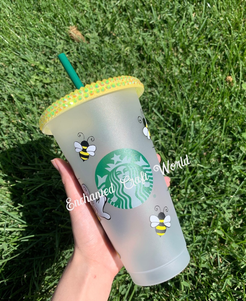 Halloween Starbucks bees Disney Halloween Starbucks Tumbler Minnie Mouse costume- Bubblebee Minnie