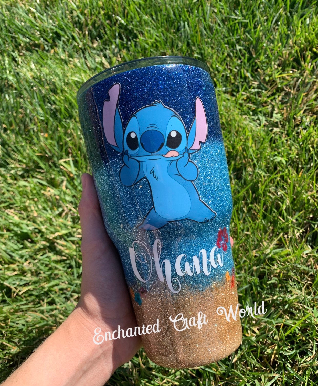 Stitch tumbler Lilo and Stitch Inspired Disney Characters custom metal