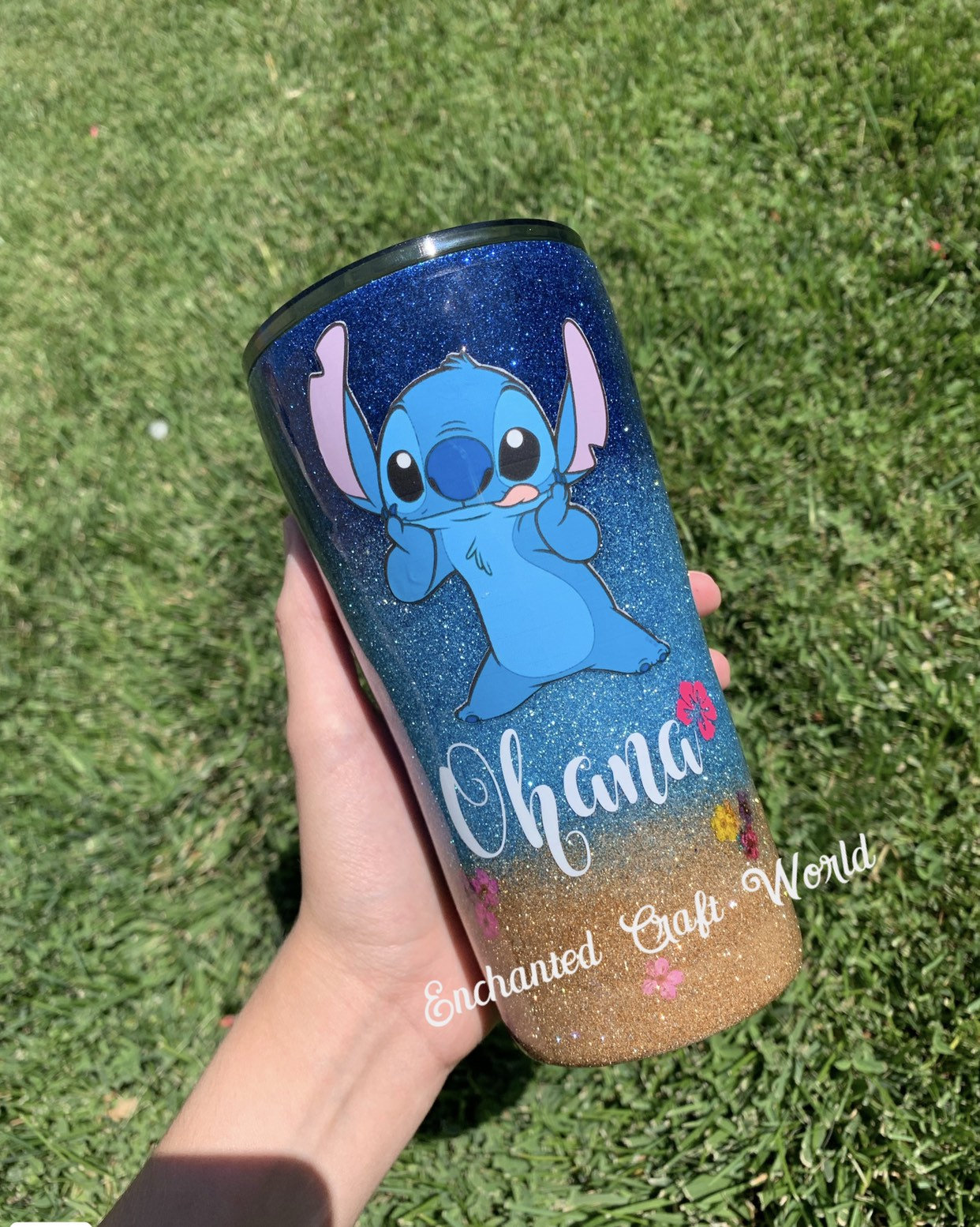 Home & Living Personalized Disney Gifts Lilo and Stitch Fabric Tumbler ...