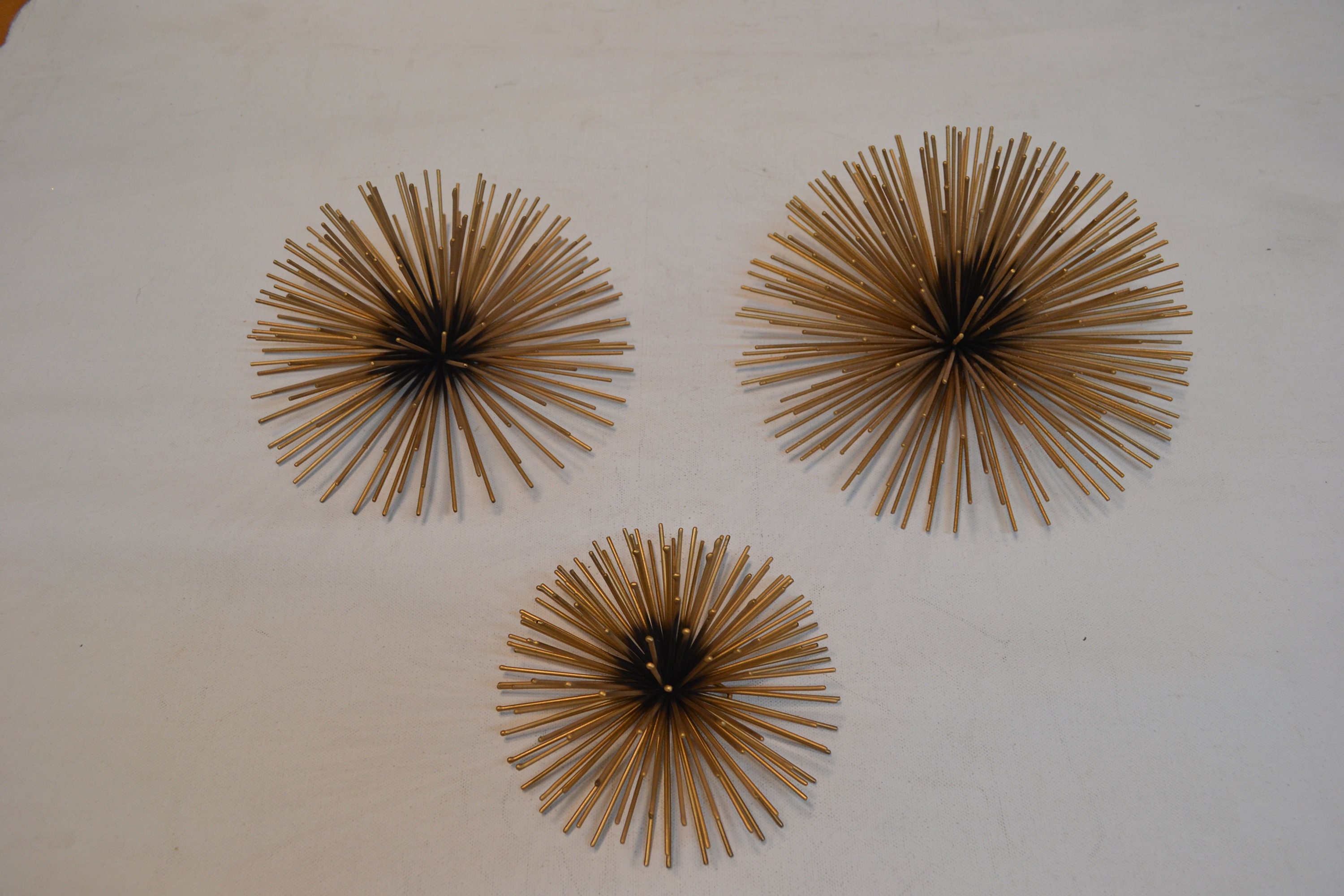 Gold Spike Design Wall Art Home Decor Wall Hanging Art for Etsy