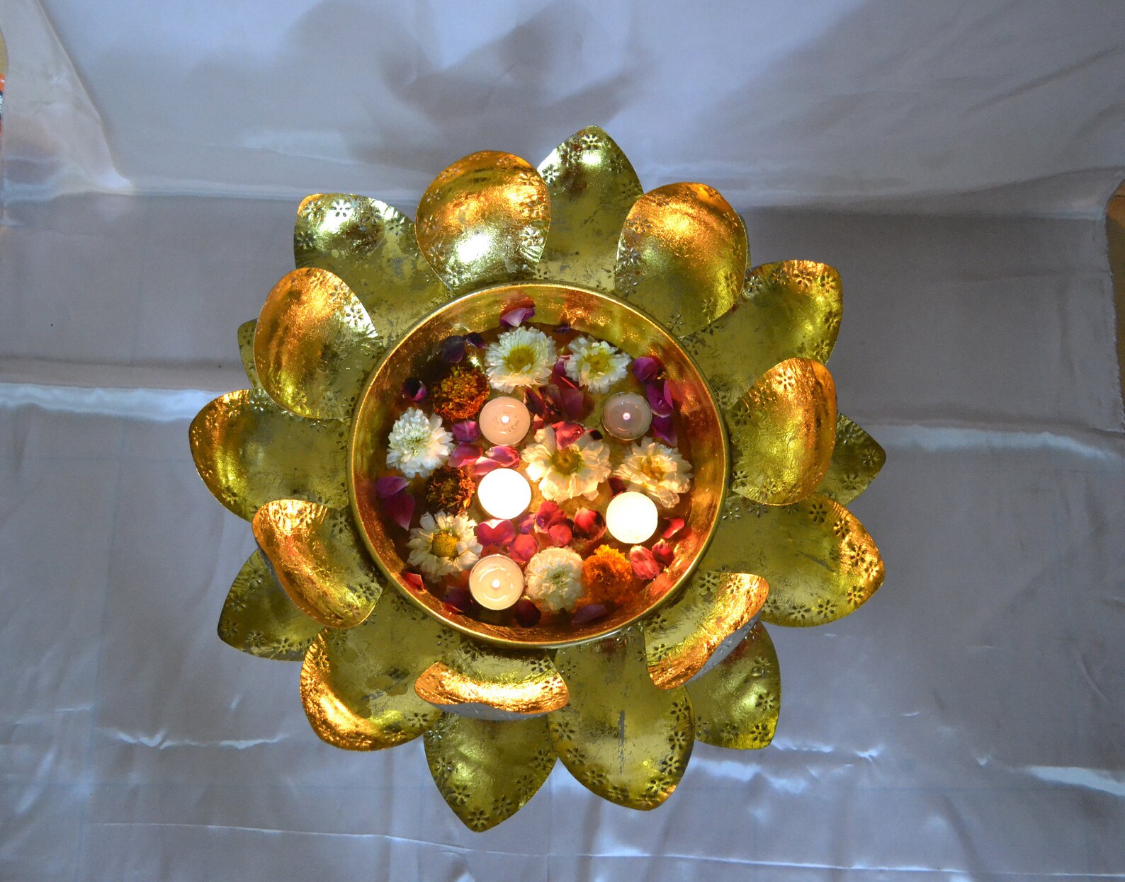 Lotus Flower Urli for Floating Candles Floating Candle Urli Etsy