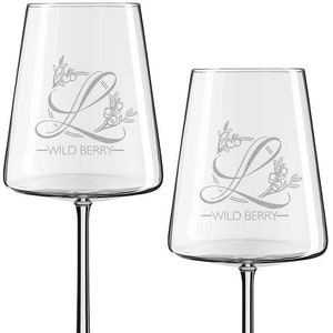 Hugo Gläser 2er Set - Stölzle Lausitz Power Serie, Edle Aperitif Gläser, Lasergraviert, Spülmaschinenfest, 520 ml