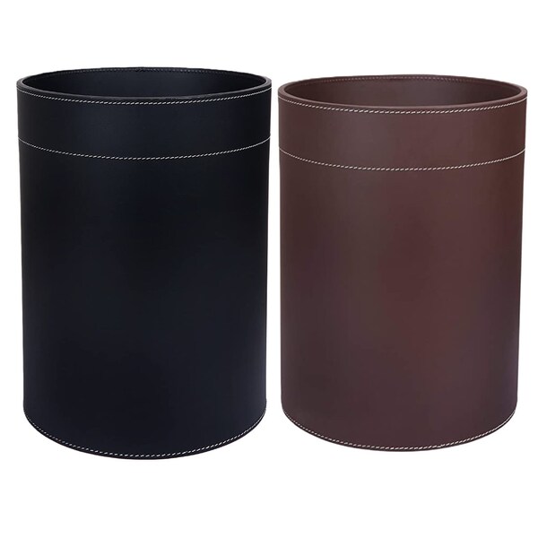 Leather Storage Bins Etsy