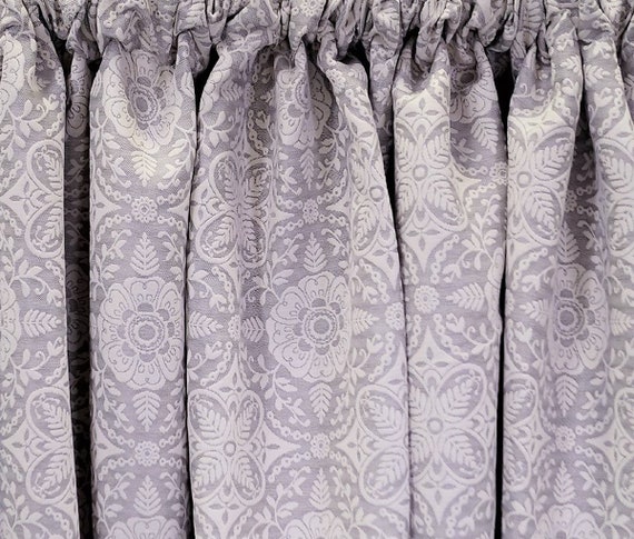 Extra Wide Damask Jacquard Extra Long Curtain 108 Wide Etsy