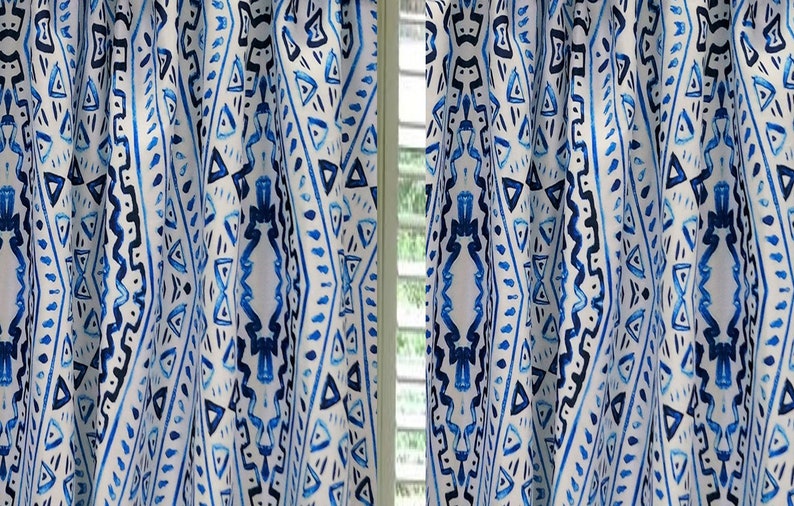 Southwest 2 Story Drapes Extra Long Curtain Any Length Great Room Curtains For High Ceilings