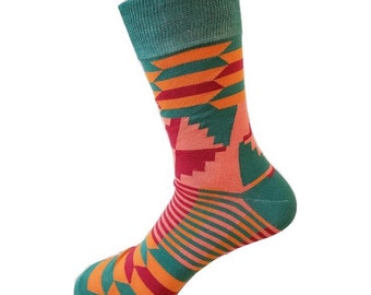 Dress Socks | Kente Socks | Colorful Socks