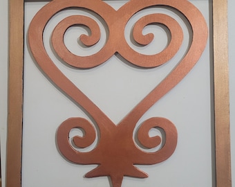 Adinkra Symbols Wall Art For Home And Office Décor | African Art | Adinkra Art | Adinkra Symbols | Home and Office Decor Wall Art
