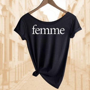 Femme. Women's Off  Shoulder Slouchy Top. Buy any 2 and get a 3rd Shirt FREE!!