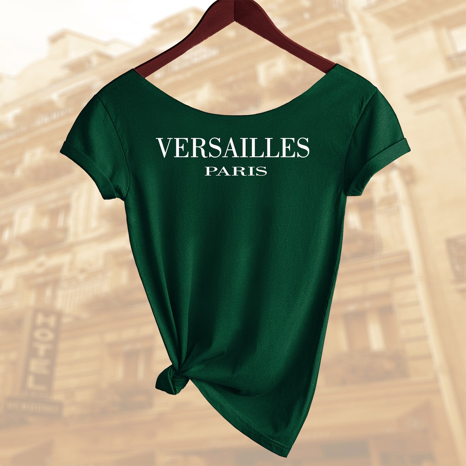 Versailles French Shirt. Women's off Shoulder Slouchy Top. Also in