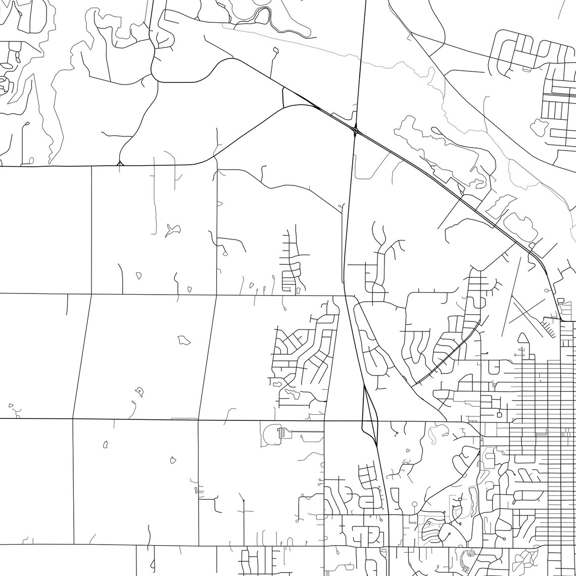 Junction City Map Print Junction City Map Poster Wall Art Ks Etsy