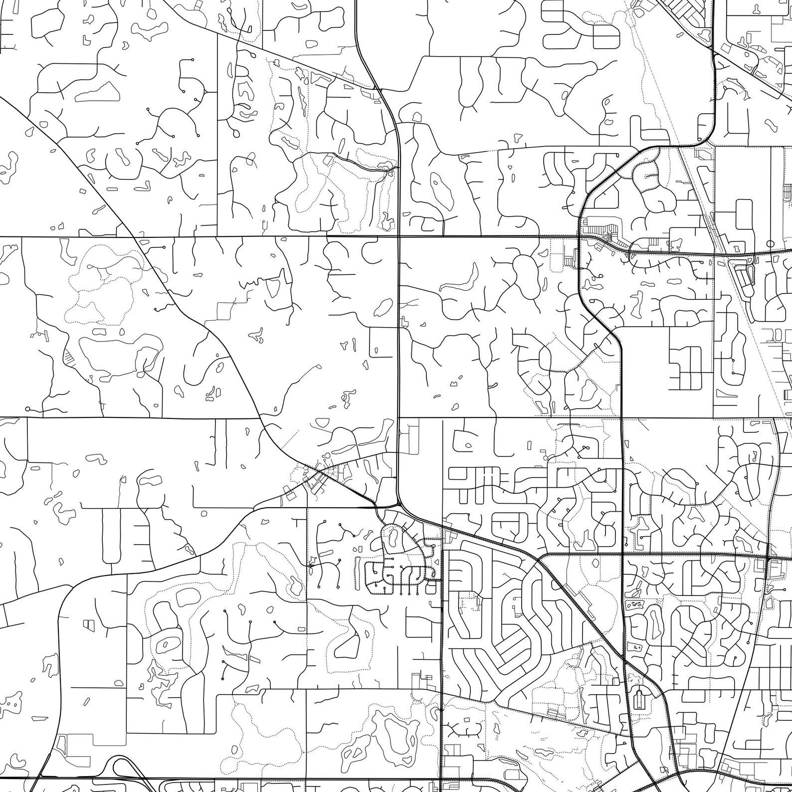 Buffalo Grove Map Print Buffalo Grove Map Poster Wall Art Il Etsy