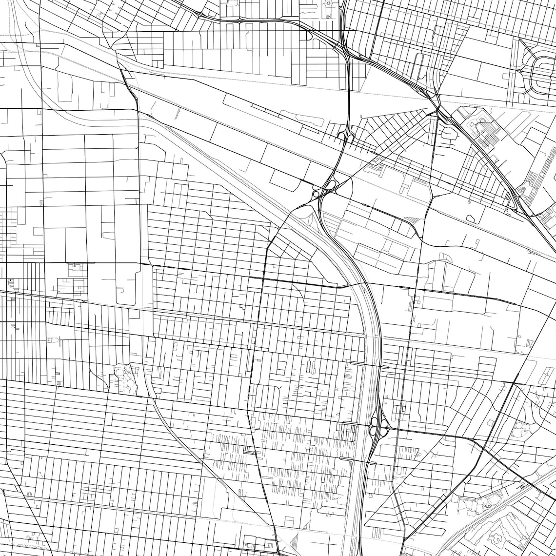 Bell Gardens Map Print Bell Gardens Map Poster Wall Art Ca Etsy