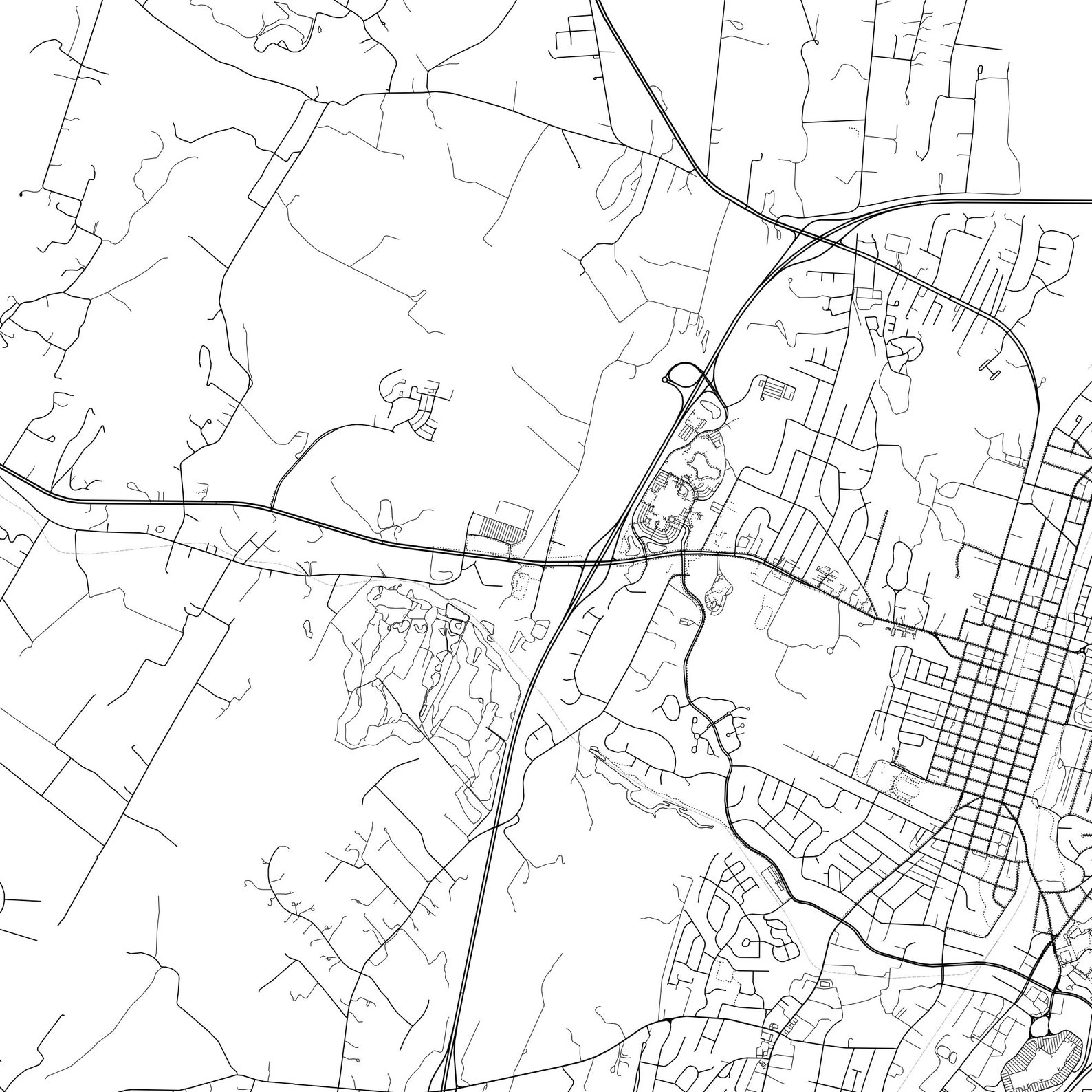 Winchester Map Print Winchester Map Poster Wall Art Va Etsy