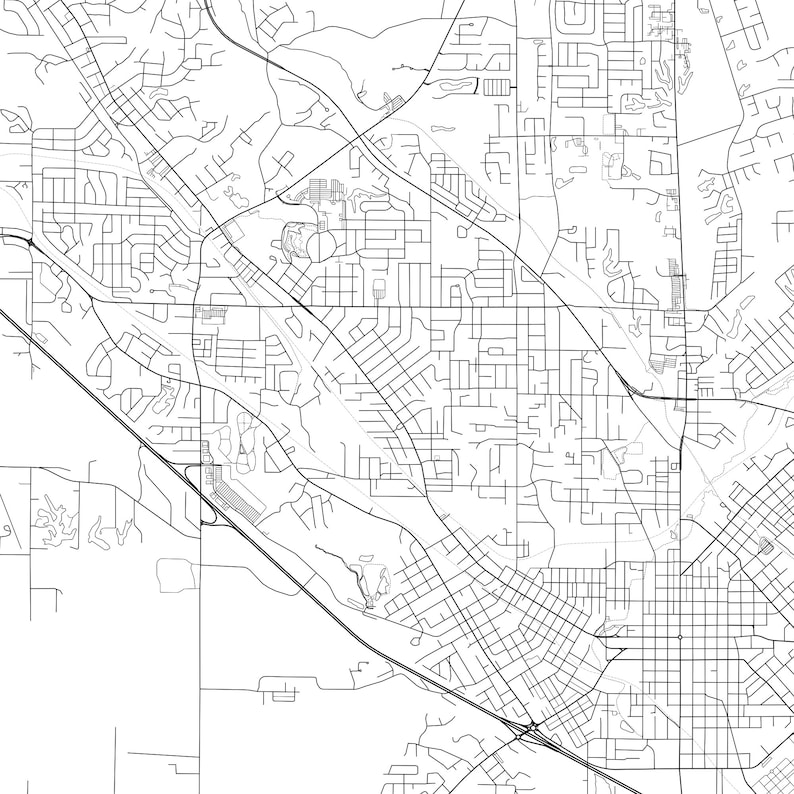 Belleville Map Print Belleville Map Poster Wall Art Il - Etsy