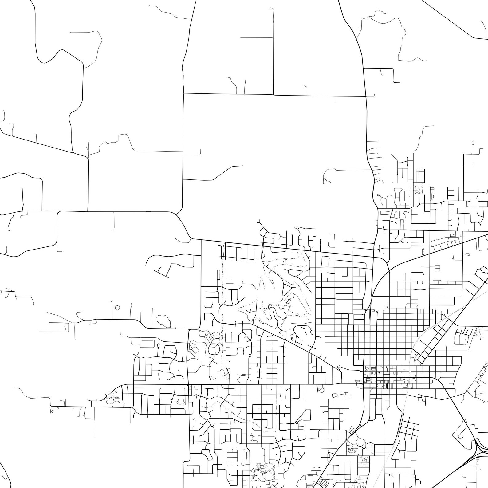Mcminnville Map Print Mcminnville Map Poster Wall Art Or Etsy