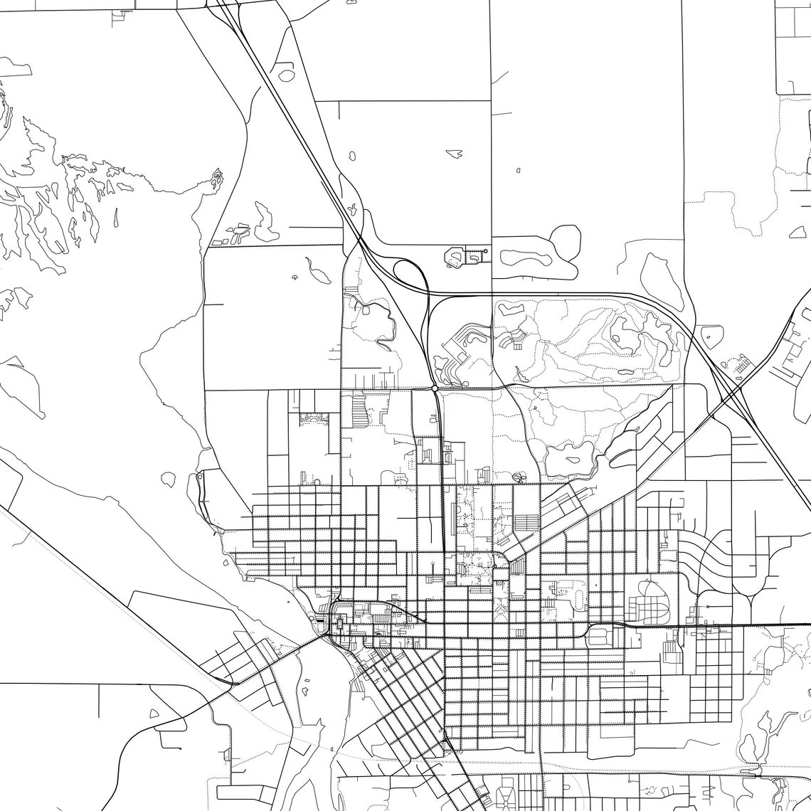 Stevens Point Map Print Stevens Point Map Poster Wall Art Wi Etsy