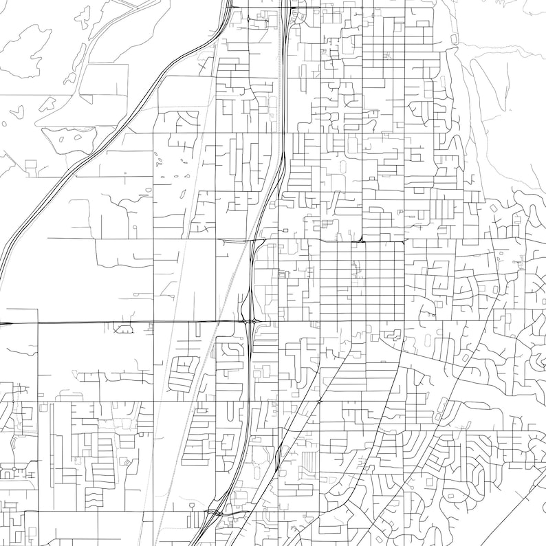 Bountiful Map Print Bountiful Map Poster Wall Art Ut United | Etsy