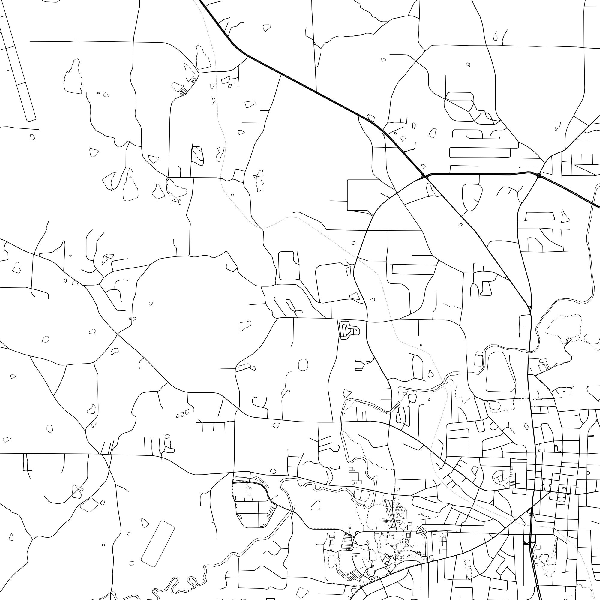 Editable Carrollton Ga City Map Illustrator Pdf Digit vrogue.co