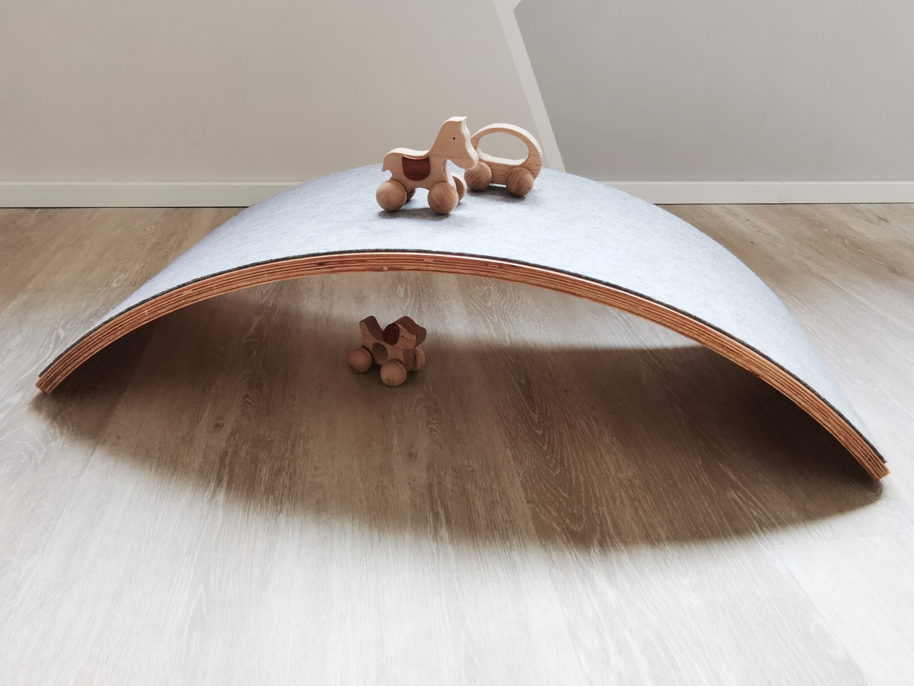 Balance Board With Felt Montessorie Pikler Wobble Board From