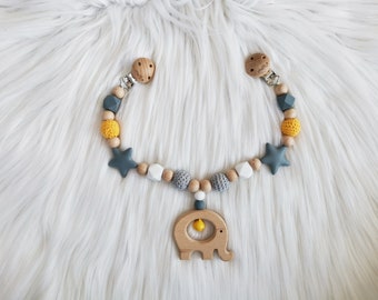 mallilu® *Ella mostaza amarilla* cadena de cochecitos