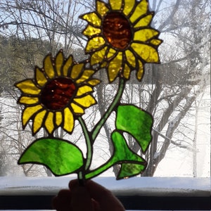 Sunflower Stained Glass