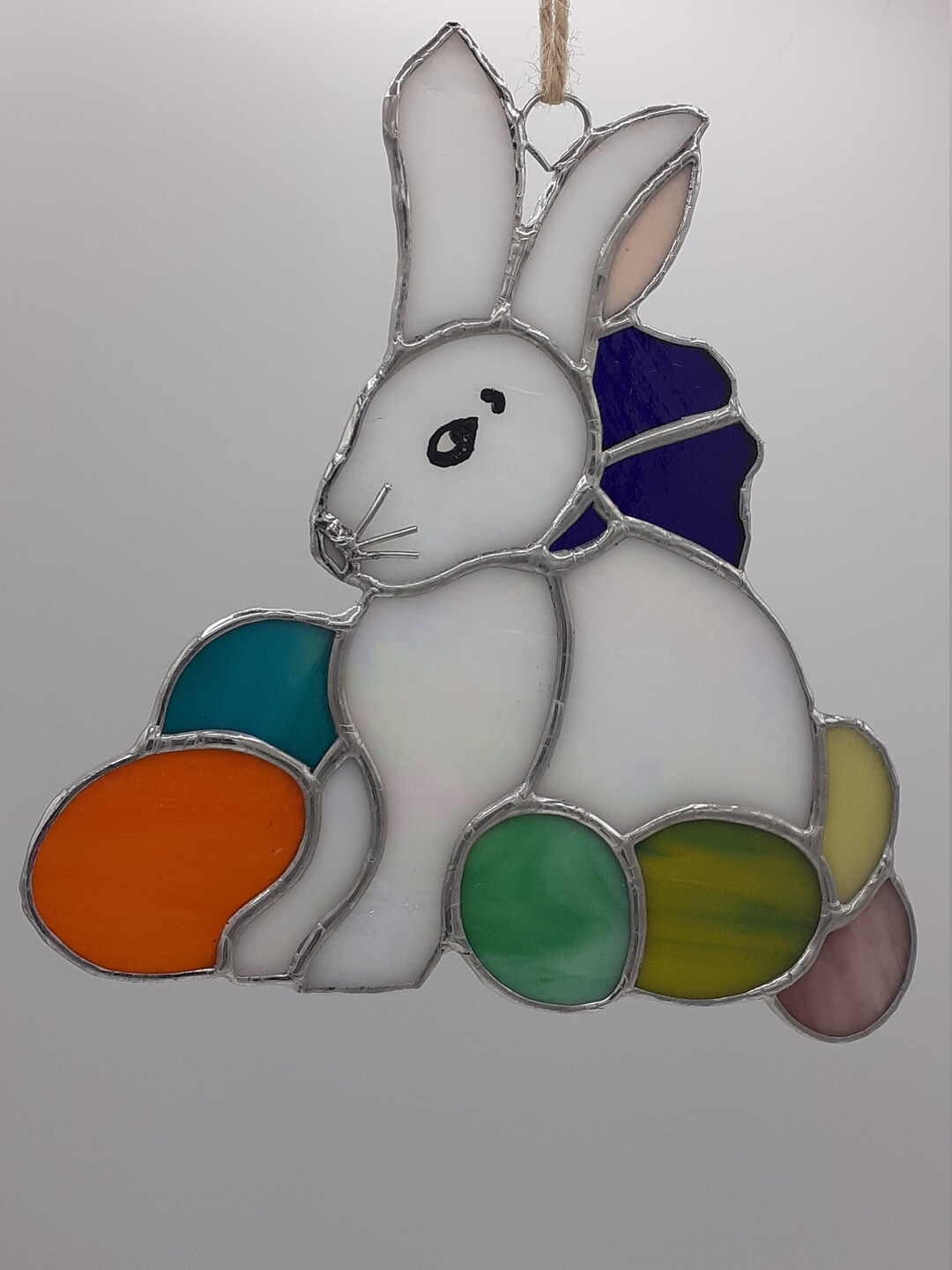 Stained Glass Easter Bunny Etsy