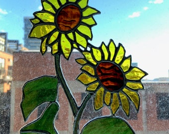 Sunflower Stained Glass