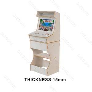 Arcade Bartop Machine Evo Cabinet + table, cnc router, dxf plans